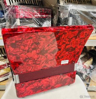 Nový akordeón BELTUNICA VIVALDI 80 basový- krásny zvuk, ľahu - 5