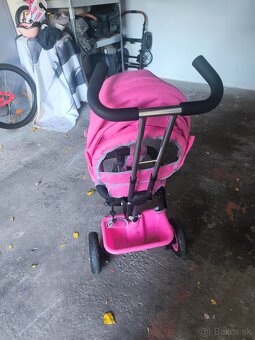 Trojkolka Baby Mix 5v1 RIDER 360° ružová - 5