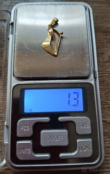 Zlatý dámsky prívesok - 5