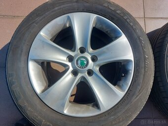 ELEKTRÓNY+PNEUMATIKY ŠKODA MOON R16 5X112 7JX16 ET45 - 5