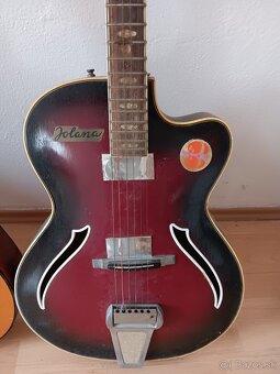 2x španielska gitara a 1x elektrická gitara Jolana - 5