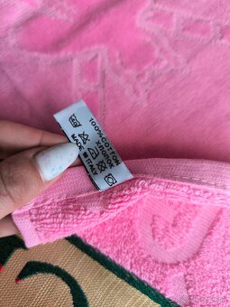 Luxusná osuška Gucci - ružová / modrá - 5