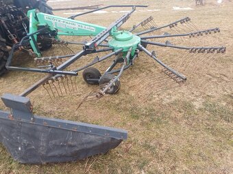 Zhrnovač sena, riadkovač, deutz fahr , tandem - 5