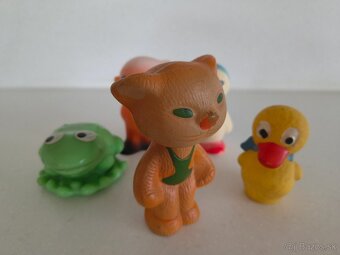 Staré gumené pískacie hračky - 5