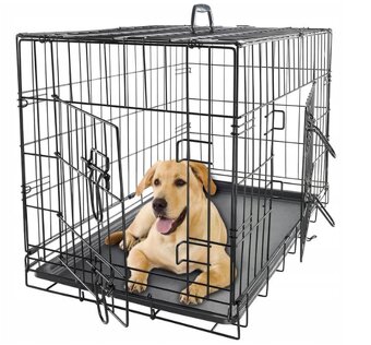 Kovová klietka Prepravka pre psíka - 5