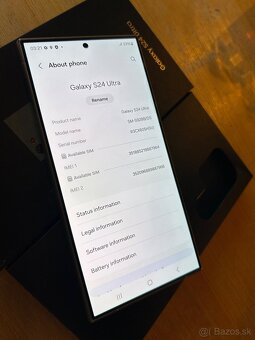 Samsung Galaxy S24 ultra 256GB titanium gray - super stav - 5