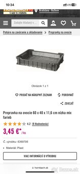 Plastove prepravky na ovocie/zeleninu 40x60cm - 5