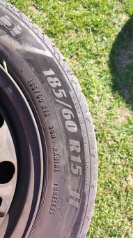 Predám Disky 5×100 letné Pneu 185/60r15 - 5
