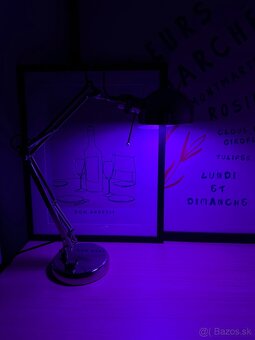 Pracovná lampa, poniklované - 5