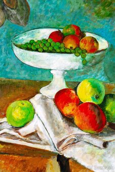 Expresívne zátišie, sign.Payer, 740 × 660 mm - 5