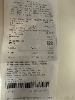 Vrchny matrac wellpur gulen 160x200 - 5