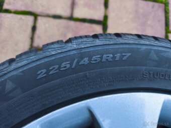 Zimná sada kolies Skoda 225/45 R17 5x112 7Jx17 H2 ET49 - 5