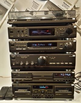Zostava TECHNICS C02 gramo,tuner,equalizer,zosilnov,CD,deck - 5
