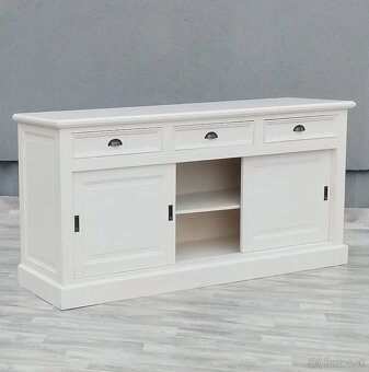 Komoda biela – vidiecka. - 5