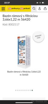 Nový nepoužitý bazén s rebríkom na skákanie do vody - 5