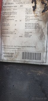 Predám kotol na tuhé palivo Viadrus U22 5d - 5