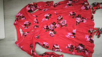 Rôzne zanovné dievčenské šatočky v.128, bavlna, nosené iba - 5