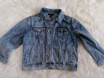 Ručne maľovaná riflová bunda Wolf - 5