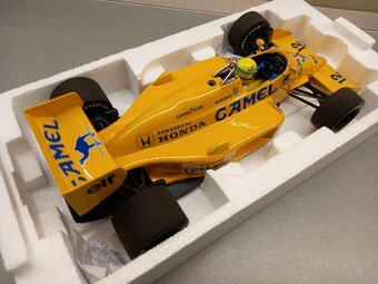F1 LOTUS HONDA 99T MONACO 1987 AYRTON SENNA MINICHAMPS 1:18 - 5
