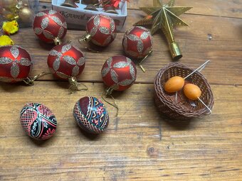 Vianočné ozdoby + veľkonočné ozdoby. - 5