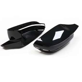 Kryty spätných zrkadiel BMW M-Style Rada G Čierna lesklá - 5