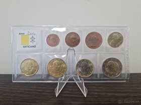 Vatikan UNC sada 1 cent - 2€ euro, mince s narodnym motivom - 5