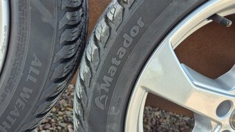 Predám krasne kolesá Audi+celoročne pneumatiky 5x112 r17 - 5