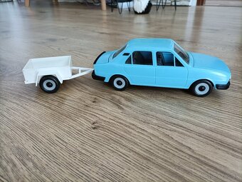 Skoda 120 kdn s vozikom retro hracky - 5