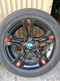 Alu disky BMW 5x120 7Jx16 ET31 + letné pneu 205/55 R16 - 5