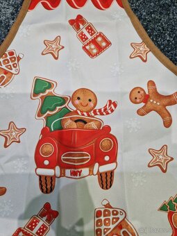 Vianocna kuchynska zastera set - 5