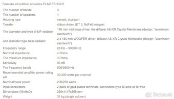 ELAC FS 249.2 Black High Gloss / AKCIA - 5