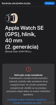 Apple Watch SE 2 (2024) 40mm Starlight - neaktivované - 5