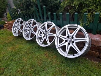 Hliníkové disky 5x100 R16 / škoda,seat,VW,audi... - 5