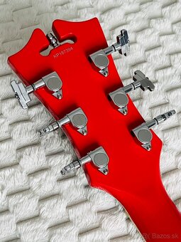D'Angelico Premier DC Stop-bar Tailpiece Fiesta Red - 5