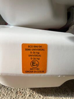Autosedačka, isofix 0-36kg - 5