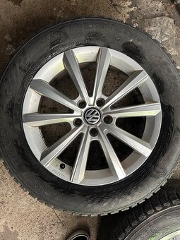 4ks Originál disky volkswagen 5x112 r17 z tiguanu 215/65 - 5