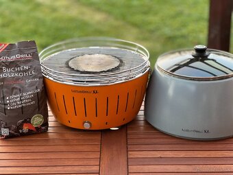 Predám bezdymový gril na drevné uhlie LotusGrill XL - 5
