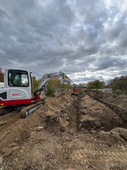 Zemné, výkopové a búracie prace s minibagrom - 5
