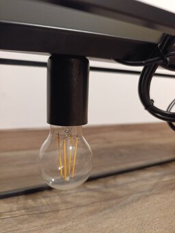 Luster kovovy cierny - 5