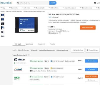 WD Green™Blue™ 1TB, 500GB, 240GB SSD 2,5" Zaruka 06/2029 - 5