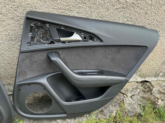 Tapacíre Alcantara (kožené madlá) Audi A6 C7 - 5