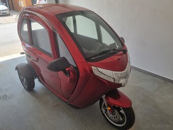 Predám krytý elektro skúter dvojmiestny - 5