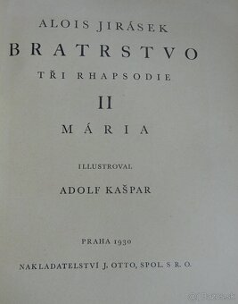 A. Jirásek: Bratstvo I.-III., vydané 1929-1931 - 5