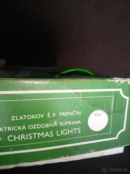 Retro vianocne osvetlenie zlatokov typ Christmas lights - 5