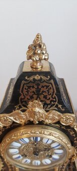 Francúzske stolové hodiny Boulle, Vincenti & Cie - 5