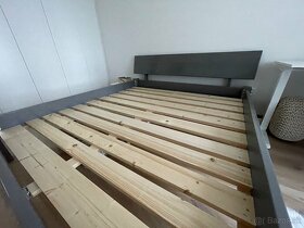 Nova masívna drevená posteľ 180x200cm - 5