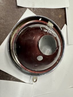 ORIG: nové predné svetlo JAWA 250 350 pan, ČZ 175, uloženka - 5