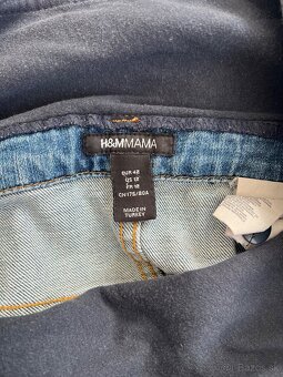 Džínsy tehotenské H&M Mama - 5