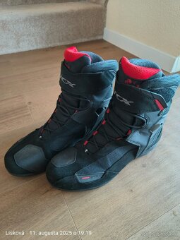 TCX OBUV ZETA WATERPROOF ČIERNO-ČERVENÉ - 5