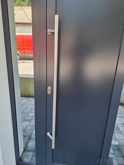Prodám nové hliníkové dveře .Belgický profil. Aliplast - 5